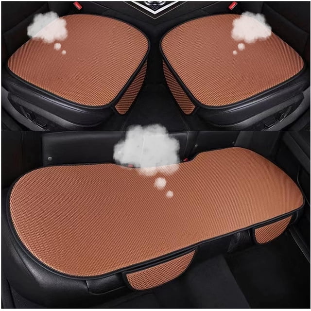Almohadilla antideslizante para asiento de coche para verano, transpirable y refrescante, almohadilla antideslizante de seda de hielo para asiento de coche – 2024 nuevas fundas universales para asien