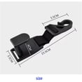 thumbnail image 5 of 2 uds ganchos para coche ganchos para respaldo de asiento de coche ganchos para reposacabezas de coche ganchos multifuncionales para coche suministros para coche ganchos interiores para coch, 5 of 5