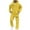 Yellow, variant on Men's Outfits Sets Suits Print Zip Up Hoodie Jogger Set Casual Outfit Two Piece Street