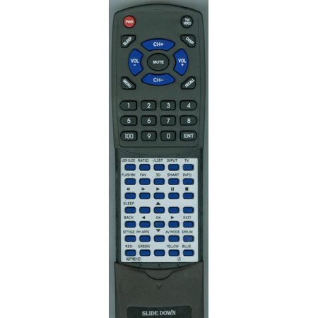 Replacement Remote for LG RTAGF76631001 AKB73756506 55EA8800 47LA6200 42LA6200 50LA6200 55LA6200 60LA6200 55EA9800 AGF76631001