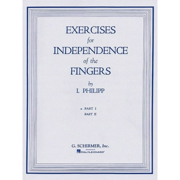 Isidor Phillip - Exercises for Independence of Fingers - Book 1: Piano Technique, (Paperback)