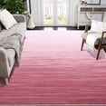 thumbnail image 2 of HOMERRY Foldable Area Rug 5' x 7' Washable Modern Abstract Gradient Rug Anti-Slip Backing Rugs for Living Room, Pink, 2 of 5