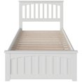 thumbnail image 4 of Rosebery Kids Urban Twin Trundle Platform Bed in White, 4 of 5