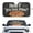 Chalkboard Style Pizza, variant on HUIACONG Funny Alpaca Car Window Sunshade Easy Storage Windshield Sun Shades Automotive Sunshield for Universal Car Large Vehicles Front Window
