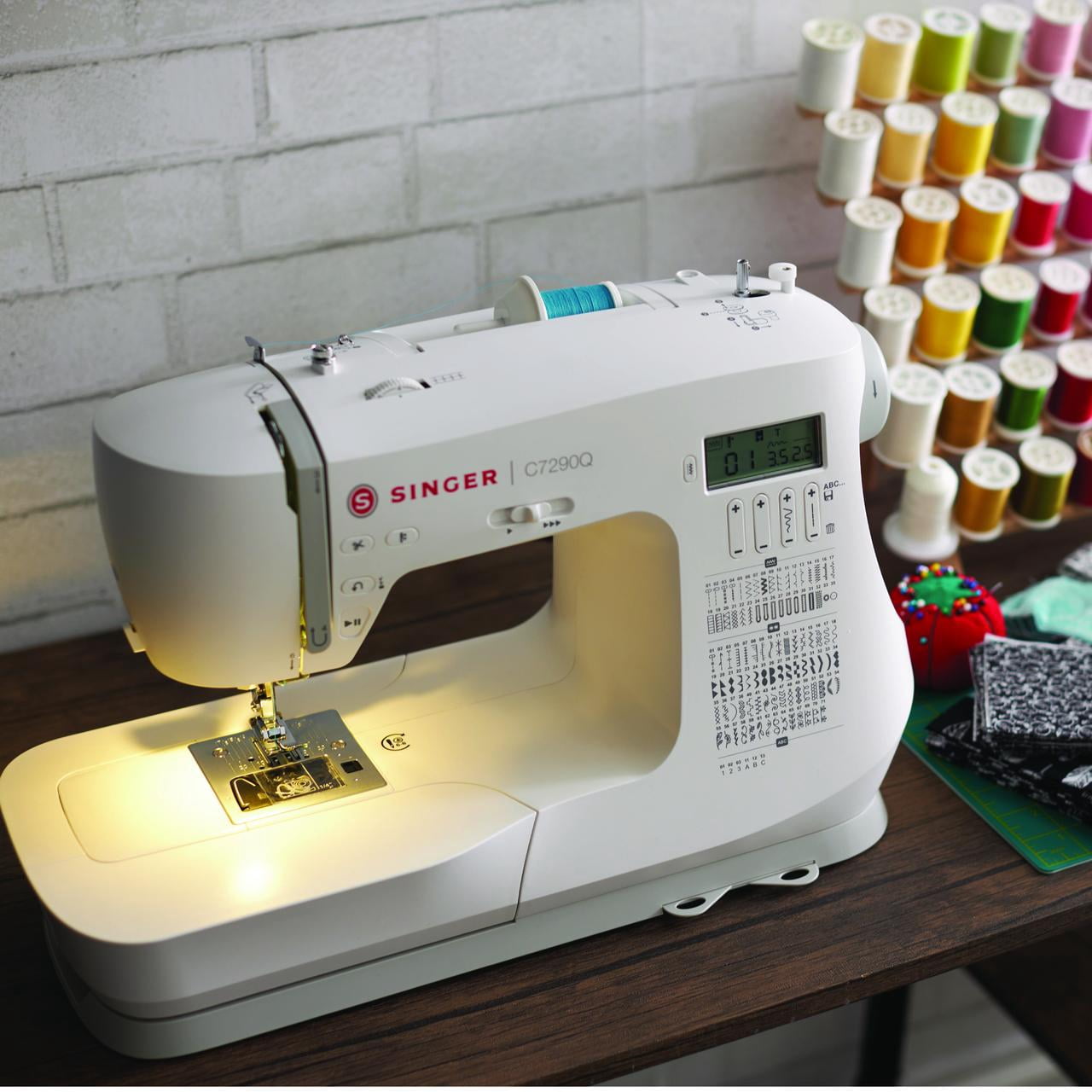 SINGER® C7290Q Sewing & Quilting Machine + Accessories & Extension Table | 417 Stitch Applications