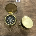 thumbnail image 5 of NauticalMart Brass Pocket Compass 1.75 w/Lid, 5 of 10