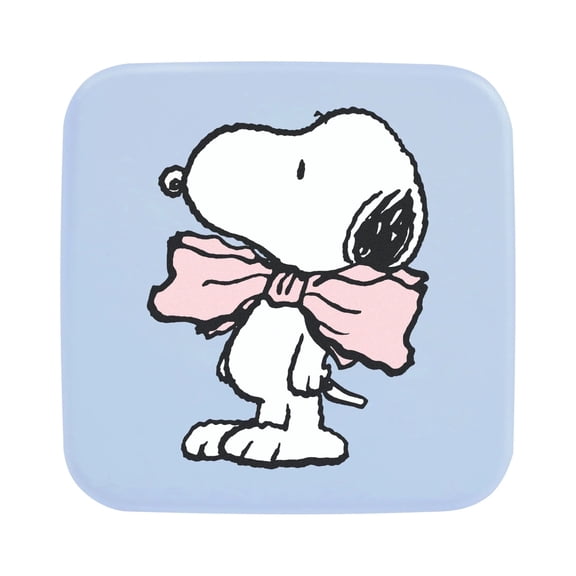 Impressions Vanity Peanuts Snoopy Bowtie LED Compact Mirror with Touch Sensor and 2X Magnified