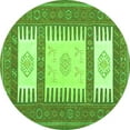 thumbnail image 1 of Ahgly Company Indoor Round Southwestern Green Country Area Rugs, 8' Round, 1 of 1