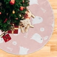 thumbnail image 5 of FMSHPON Halloween Apparition Xmas Christmas Tree Skirt Stand Mat for Holiday Party Decoration Indoor Outdoor 48 inches, 5 of 6