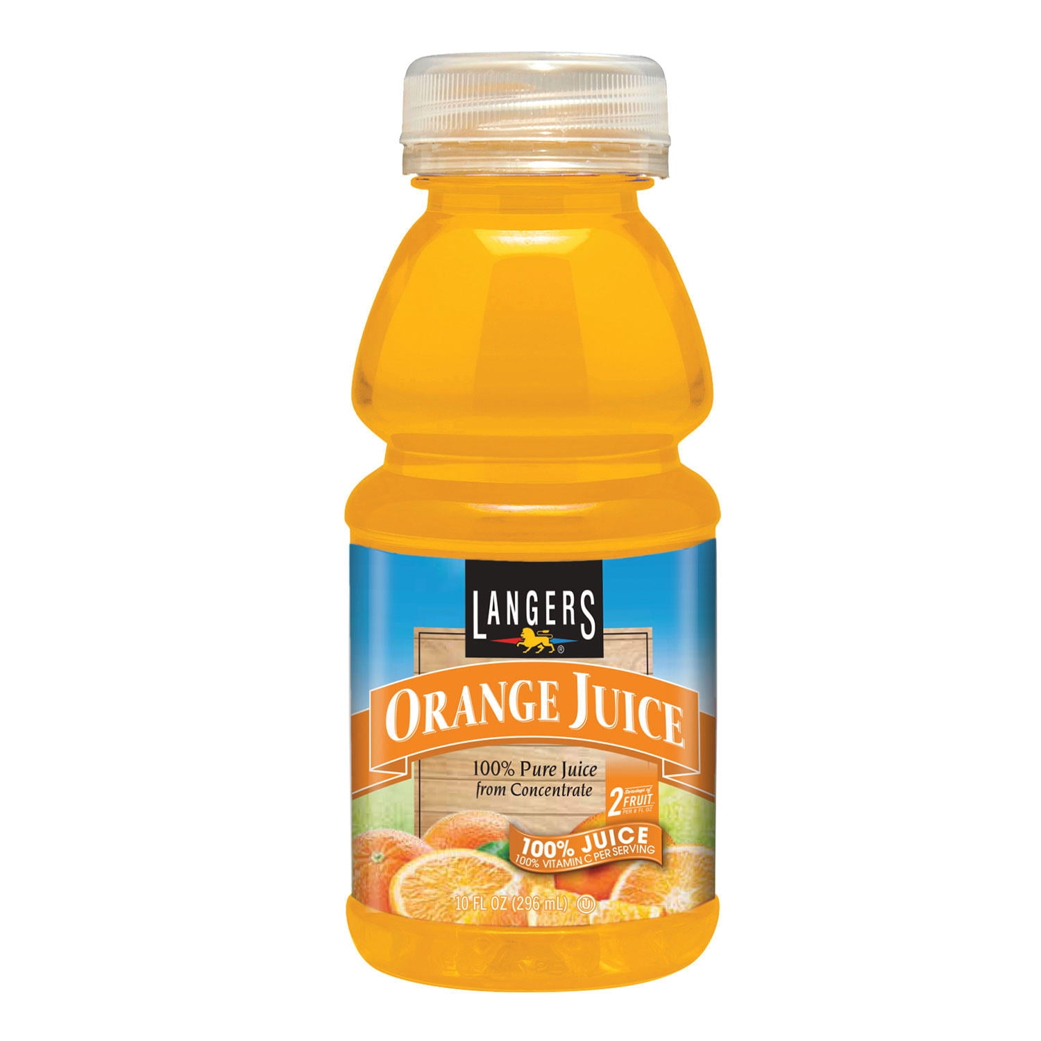 Langers 100% Orange Juice (10 fl. oz, 12 pk)