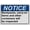 Warning Sign 1, variant on ANSI Stairway Safety Sign - 8"x12" Weatherproof Plastic UV Resistant (No playing/standing/sitting on stairs Walkways Sit on bleachers properly) for Indoor/Outdoor