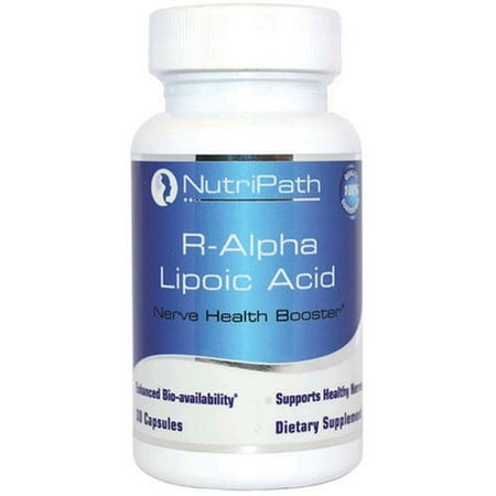 Nutripath R-alpha-lipoïque nerveuses santé Booster Capsules Complément alimentaire, 30 count
