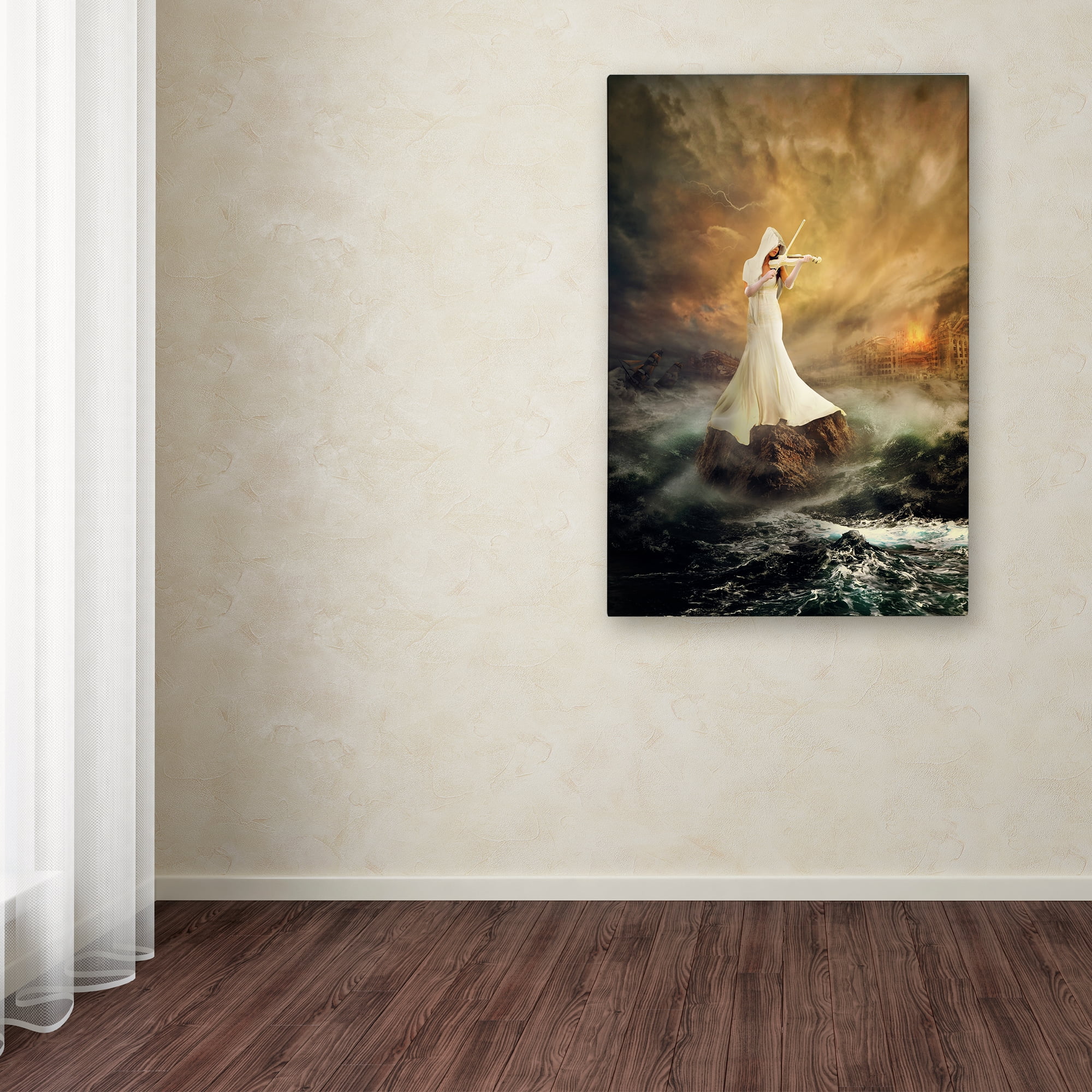 Trademark Fine Art 'Rhythm Of The Storms' Canvas Art by Rooswandy Juniawan