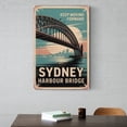 thumbnail image 6 of Motivational Sydney Harbour Bridge Poster Retro Inspirational Vintage Travel Wall Art for Therapy Room Office Meditation Area Canvas Poster, 6 of 8
