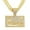 Gold-18inch, variant on Hip Hop Cuban Chains Bank Card Shape Pendants Necklace for Men and Women Necklaces Jewelry Iced Out Bling Chain