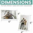 thumbnail image 2 of pbf 3-Pack 4x6 & 3-Pack 6x4 Magnetic Picture Frames for Refrigerator | Clear Magnetic Acrylic Frames | Magnetic Photo Holders for Fridge, Locker, Photo Board, Art Display, Sign Holder, 2 of 6