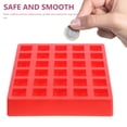 thumbnail image 4 of CRILSTYLEO Plastic Coin Container in Red for Storing Dollar and Plated Silver Coins with Long-Term Use, 4 of 6