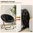 thumbnail image 6 of CazToi Large  Size Saucer Chair Foldable Non-Slip Seat for Bedroom and Dorm, 6 of 7