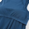 thumbnail image 6 of SNKSDGM Fourth of July Womens Tank Tops Dressy Casual Women's Plus Crew Neck Tank Tops for Women Women's Camisole Top Built in Bra Sleeveless Solid Color Padded Garment Racerback Wide Straps Ribbed, 6 of 6
