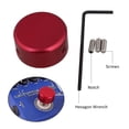 thumbnail image 4 of Footswitch Topper Aluminium Alloy Pedal Protection Cap with Hexagon Wrench and Screws Easy Installation for Guitar Pedals, 4 of 7