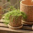 thumbnail image 6 of Faux Woven Grid Cement Pot, 6 of 12