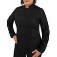 thumbnail image 3 of Culinary Master Women's Breathable Long Sleeve Premium Zip Up Chef Jacket Coat, 3 of 11