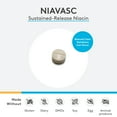 thumbnail image 3 of XYMOGEN NiaVasc Niacin 500mg - Sustained-Release Niacin for a Lesser Flushing Effect - Supports The Maintenance of Healthy Blood Lipids (120 Time-Release Tablets), 3 of 7