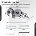 thumbnail image 4 of Electric Drill Plate Cutter, Metal Nibbler Drill Attachment, Electric Drill Refitting Plate Shears, Double Headed Metal Cutter, Precise Cutting Plate Punch for Steel/Iron/Copper/Metal Cutting, 4 of 6
