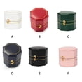 thumbnail image 3 of Sonducket Caja Anillo Geométrico Cajas creativas Joyas de cuero Estuche creativo Organizar Titular Bandeja Accesorios Boda Mujeres Ropa, zapatos y accesorios Miscelánea Rosado, 3 of 6