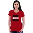thumbnail image 3 of Funny Sarcasm No One Cares Youre Busy Womens Slim Fit Graphic Tee Brisco Brands S, 3 of 5