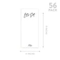 thumbnail image 5 of Koyal Wholesale Minimal Line Printable Wedding Paper Menu Cards for DIY Printer, Pack of 52, 5 of 5