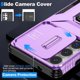 thumbnail image 5 of Funda para GANGXUN Samsung Galaxy S25 Ultra - Soporte metálico, Función magnética, Morado, 5 of 6