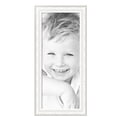 thumbnail image 2 of ArtToFrames 15" x 37" Majestic White Picture Frame, 15x37 inch Silver Wood Poster Frame (WOM-5198),  Pack, 2 of 7