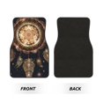 thumbnail image 2 of Disketp Dreamcatcher With Mandala for Crystal Velvet Car Mats Four-Piece Set,All-Season Automotive Protection, Vehicles, Cars, Trucks, and SUVs,Anti-Slip Design, 2 of 7