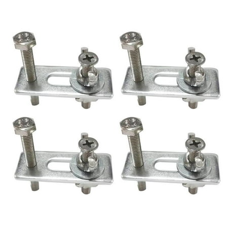 

4 Pcs T-Track Hold Down Clamps M6 Heavy Duty Press Plate for Engraving Machine