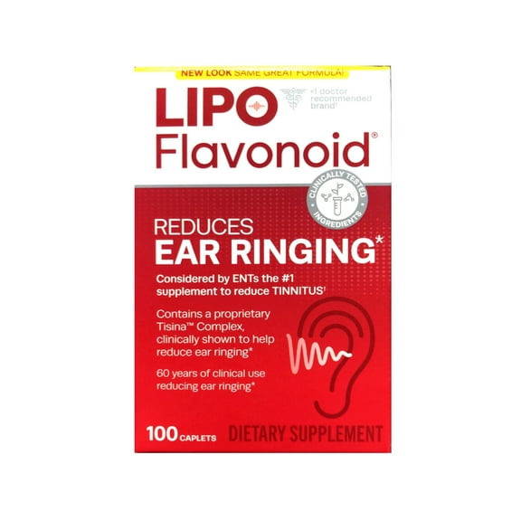 Lipo-Flavonoid Plus Ear Health Supplement 100 Caplets