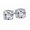 White Gold, variant on 1 to 5 Carat IGI Certified LAB-GROWN Asscher Cut Diamond Earrings 4 Prong Screw Back Ultra Premium Collection (E-F Color, SI1-SI2 Clarity) 14K White Gold 1 Carat