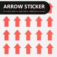 thumbnail image 3 of OUNONA 20 Sheets Rectangular Arrows Sticker Paper Red for General Users, 3 of 5