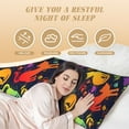 thumbnail image 6 of Naloa Colorful Cats Body Pillow Cover, Pillowcases with Hidden Zipper Breathable Long Pillow Case (Pillows are not included,20x54 inch), 6 of 7