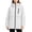 White, variant on Vivianyo HD Women's Cinch Waist Hiking Jackets, Water Resistant Windproof Hooded Outdoor Tops With Side Drawstrings for Camping Running, Women's Blue, Sizes S-3XL