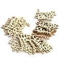 thumbnail image 3 of Oubit Wood Words,60Pcs Happy Birthday Wood Birthday Wood Chips Cutout Words Versatile Functionality, 3 of 9