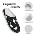 thumbnail image 5 of Lsque Fashionable Goose Pattern Womens Comfort Cotton on Scuff With Memory Foam and Anti-skid Sole Slipper-35/36, 5 of 7