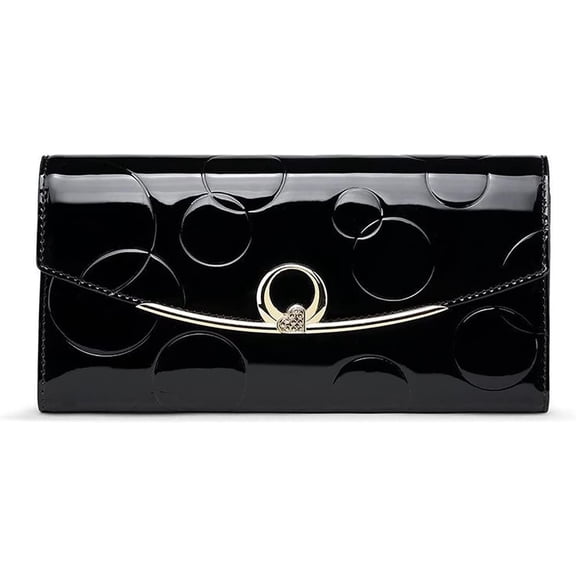 SXBCyan Coin Purse Card Holder Women's Wallet RFID Atmosphere Multi-functional Fashion Simple