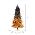 thumbnail image 2 of Vickerman 9' x 57" Black Gold EZ Artificial Christmas Tree, Clear Dura-lit Incandescent Lights, 2 of 2
