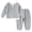 Grey, variant on Bigetiay Stylish Boys Two Piece Outfit Casual Long Sleeve Top with Layered And Comfortable Jogger Pants for School Daily Wear, Size 4-5 Years