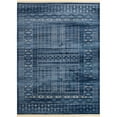 thumbnail image 1 of Unique Loom Quartier Rustique Zone Frontalière Tapis 10' x 13' Rectangle Bleu/bleu Marine, 1 of 2