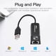 thumbnail image 4 of Adaptador externo USB 2.0 a RJ45 Hugtrwg Extensor de red Ethernet, 4 of 5