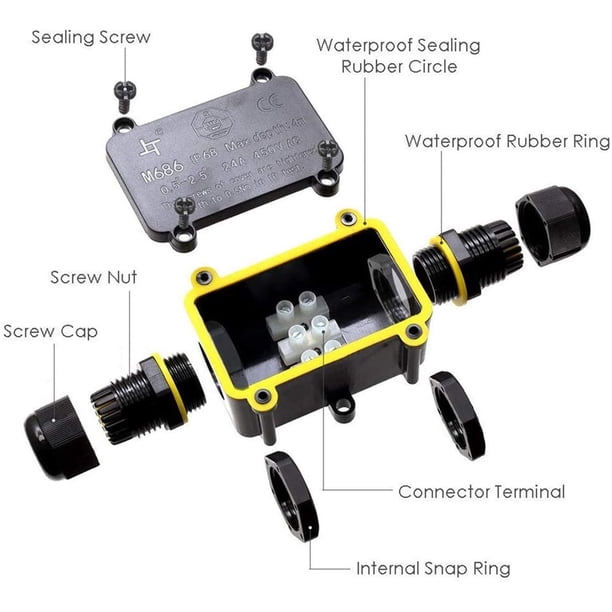 China Ik10 IP68 Caja Eléctrica De Plástico Impermeable IP68 Caja De