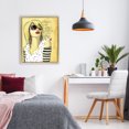 thumbnail image 3 of Stupell Industries Contemporary Today I Am Simply Me Gold Floating Frame Canvas Art, 17 x 21, by Suzanne Millius, 3 of 8