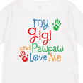 thumbnail image 4 of Inktastic My Gigi and Pawpaw Love Me Boys or Girls Long Sleeve Toddler T-Shirt, 4 of 5